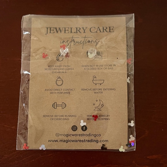 Mickey Mouse Earrings - Handmade by Magic Wares NWT - Picture 2 of 2